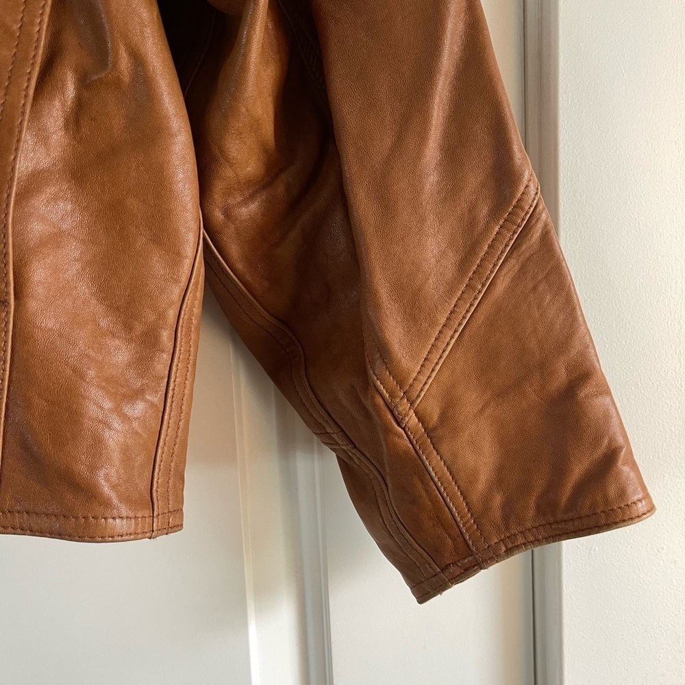 Amazing Vintage Leather Cropped Jacket - M - Picture 4 of 7